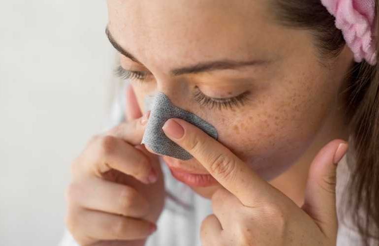 pores strip, clogged pores